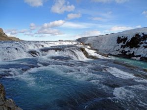 Gullfoss Waterfalls Height